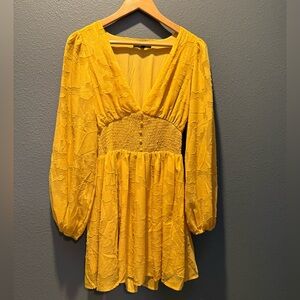 Lulu's Vibrant Yellow Dress